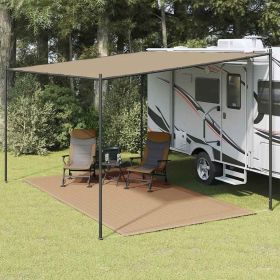 Tent Carpet 98.4x157.5" Taupe