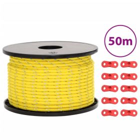 Tent Guy Rope with Reflective Strips and Spanners 164.0 ' 0.20 "