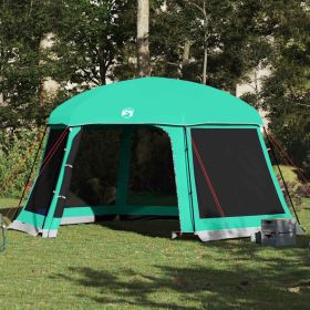 Pool Tent with Removable Fly & Mesh Walls Sea Green 201.6x180.3"
