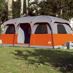 Family Tent Cabin 9-Person Gray Waterproof