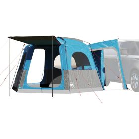 Car Tent 4-Person Blue Waterproof (Color: Blue)