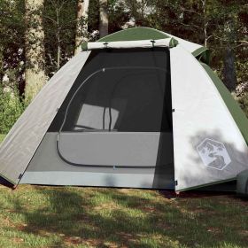 Camping Tent Dome 2-Person Green Waterproof (Color: Green)