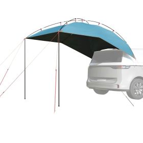 Car Tent Blue Waterproof (Color: Blue)